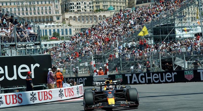 Monacói Nagydíj: Verstappen indulhat az első helyről
