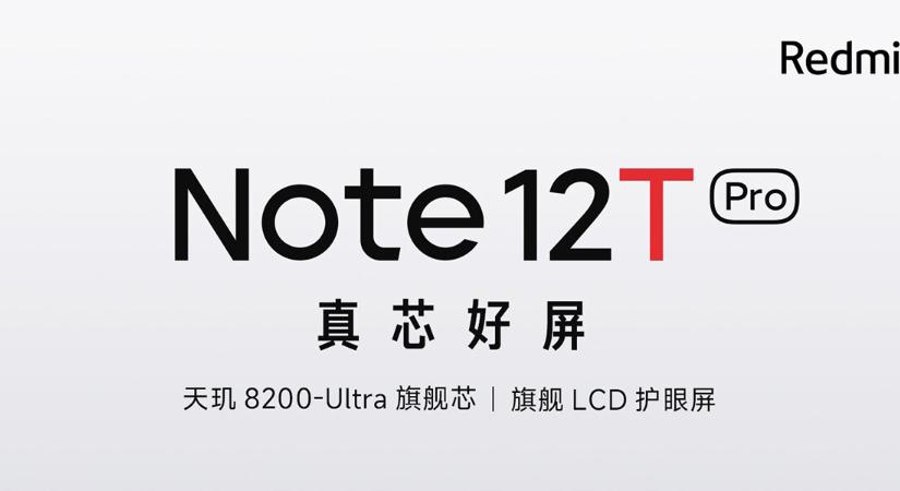 Készül a Redmi Note 12T Pro is