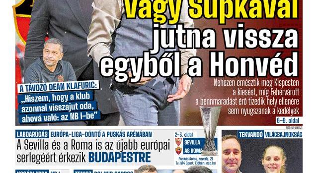 Honvéd: Mátyussal vagy Supkával vissza az NB I-be; Milos Konakov: nyáron a nulláról kezdtük…