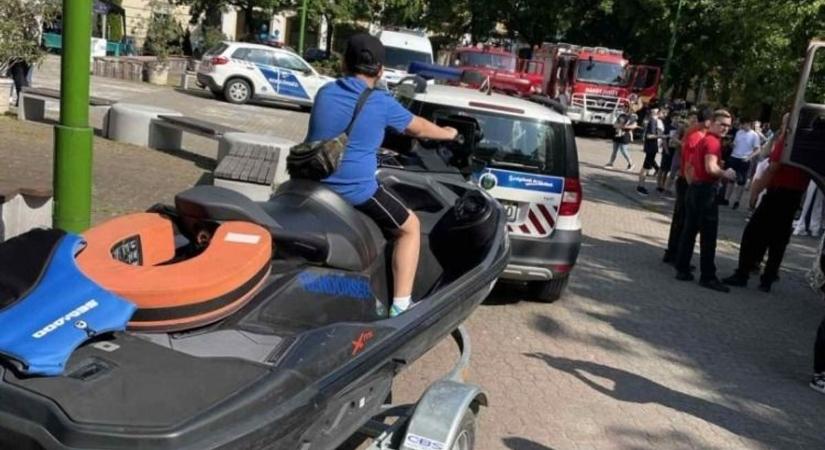 A rendvédelmi szervek mindennapjaiba nyerhettek betekintést Dunaújvárosban