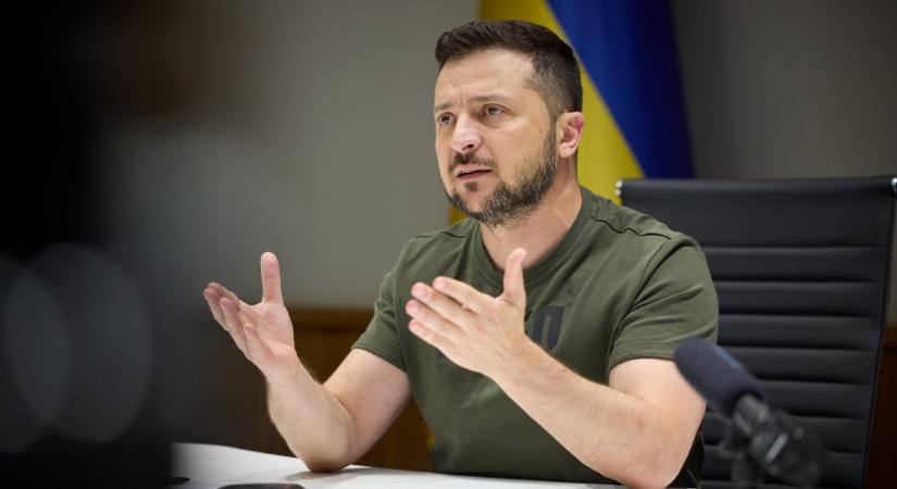 Zelenszkij: csak az orosz csapatok kivonása után jöhet szóba a találkozó Putyinnal