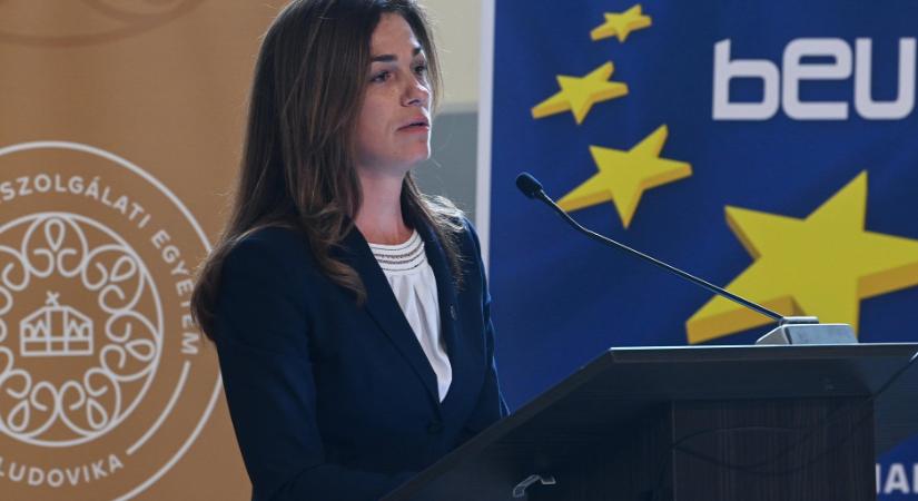 Varga Judit: Az Európai Parlament baloldali többségének nem tetszik Magyarország békepárti álláspontja