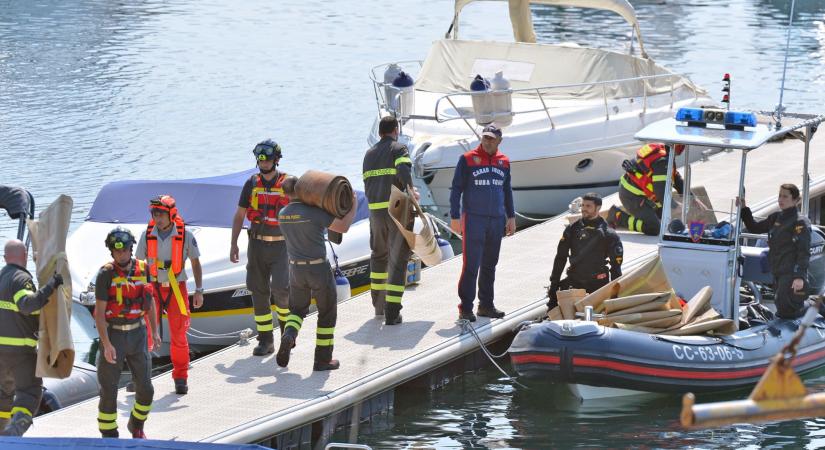 Olaszországi hajóbaleset: két olasz titkosügynök is a halálos áldozatok között