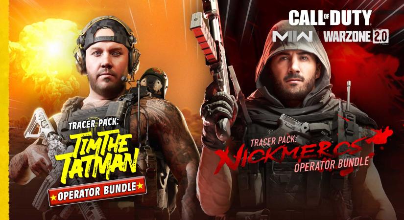 Ütős kiegészítőkkel érkeznek a TimTheTatman és NICKMERCS Call of Duty skinek