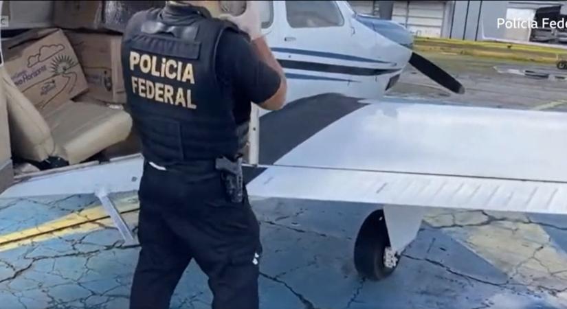 290 kilogramm marihuánát foglaltak le egy evangélikus egyház tulajdonában lévő repülőgépen Brazíliában