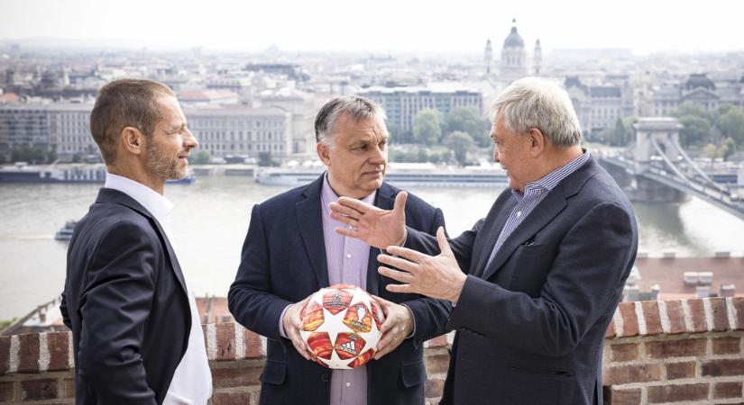 Orbán Viktor az UEFA vezetőivel tárgyalt