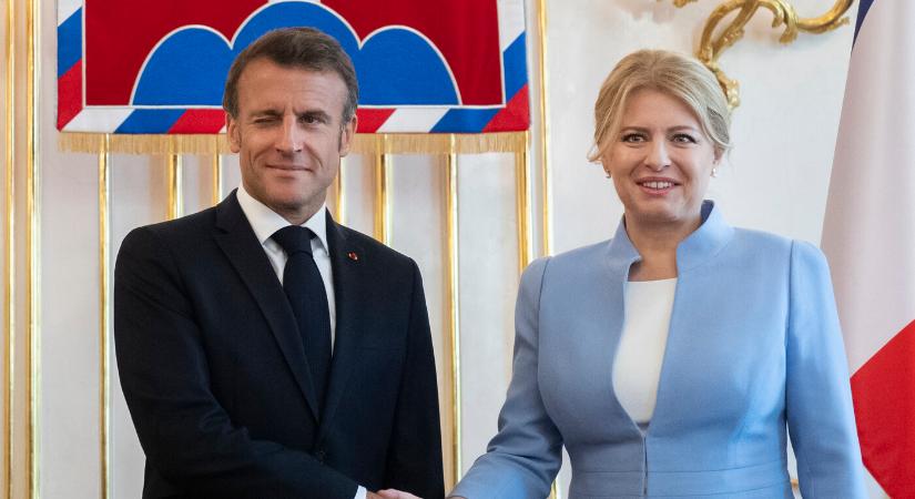 Franciaország és Szlovákia stratégiai partnerségét emelte ki Macron és Čaputová