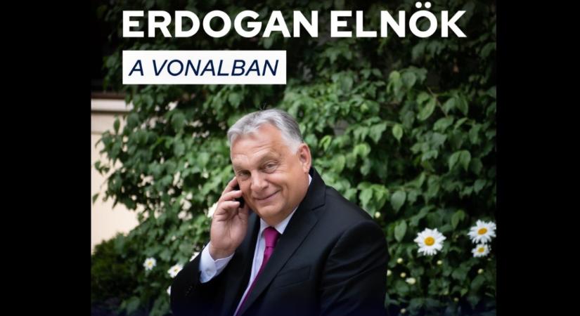 Orbán Viktor Erdogannal tárgyalt telefonon, kölcsönösen gratuláltak egymásnak