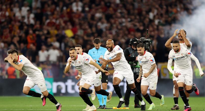 Spanyol öröm Budapesten, a Sevilla tizenegyesek után megnyerte az Európa-ligát