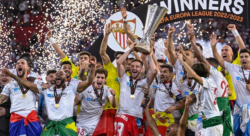 Európa-liga: ki más, mint a Sevilla – hétből hétszer lettek kupagyőztesek az andalúziaiak
