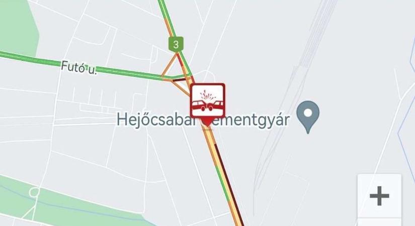 Baleset történt Miskolcon, a Pesti úton
