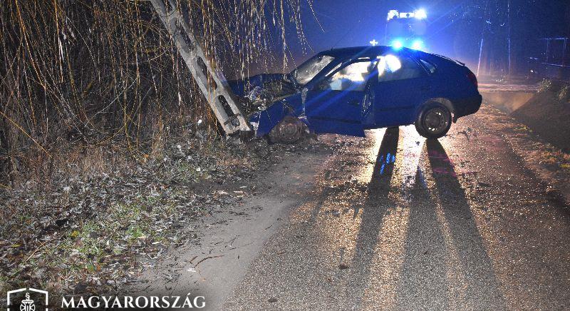 2300 háztartás hajnalát rontotta el egy részeg sofőr