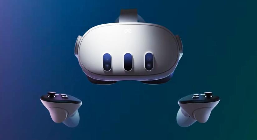 Bemutatkozott a Meta Quest 3, a Facebook anyavállalatának újgenerációs VR-headsetje