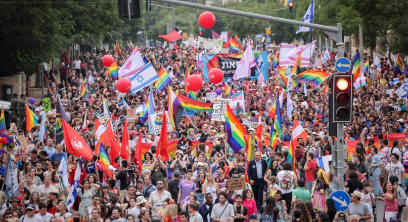 30 ezren vonultak fel a Jeruzsálemi Pride-on, szigorú biztonsági intézkedések közepette