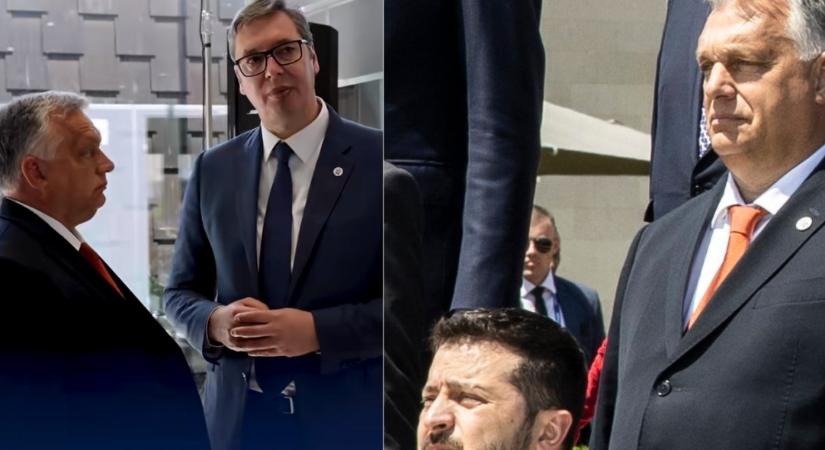 Orbán Zelenszkij ukrán elnökkel és szerb barátjával, Alekszandar Vucsiccsal is összefutott Moldovában