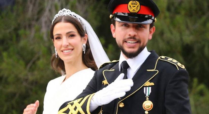 Gyönyörű volt a menyasszony: megnősült a jordán koronaherceg