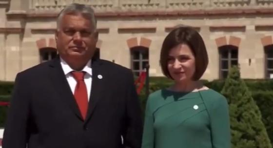 Orbán Viktor felsült a moldovai elnöknél