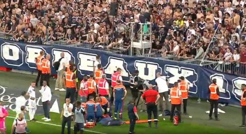 Verekedés miatt szakadt félbe a sorsdöntő focimeccs Franciaországban - videó