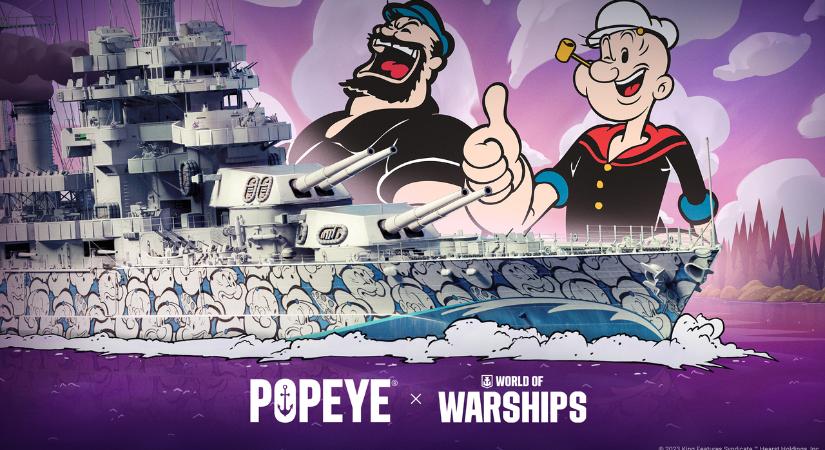 Popeye is bekerült a World of Warshipsbe