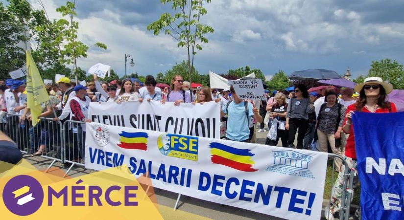 Nem engednek a sztrájkbol a tanárok Romániában