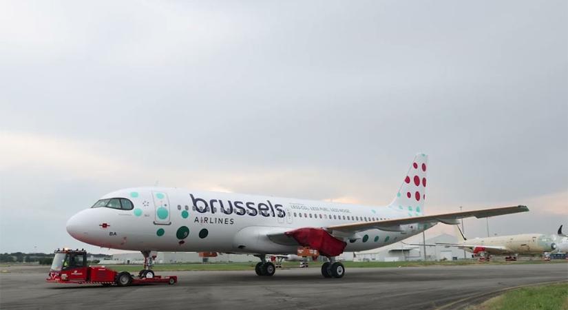 Különleges festésben a Brussels Airlines első vadonatúj A320neója