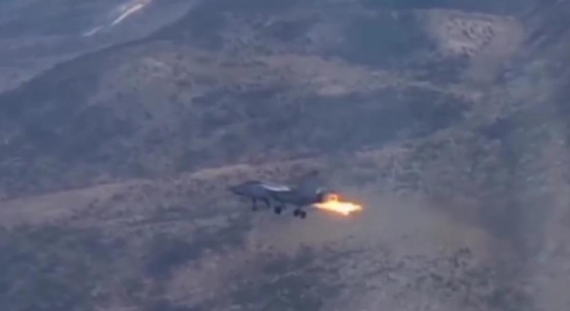 Kigyulladt, majd lezuhant egy MiG–31-es (VIDEÓ)