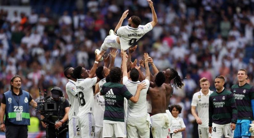 Drámai végjáték: óriási szerencséje volt a Real Madridnak, Benzema góllal búcsúzott