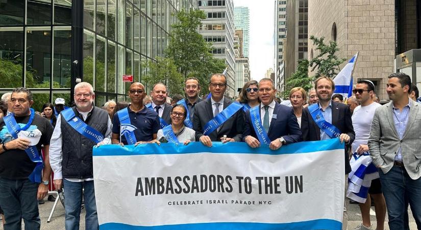 A magyar ENSZ-nagykövet is Izraelt ünnepelte New Yorkban