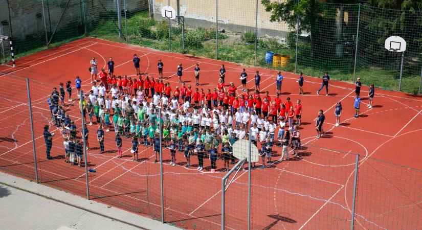 A gyerekek jelenítették meg Magyarország térképét