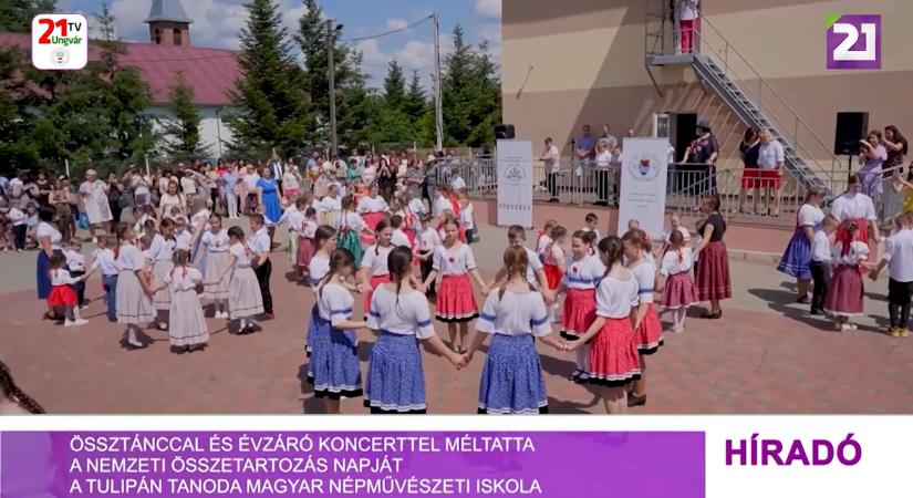Össztánccal és évzáró koncerttel méltatta a nemzeti összetartozás napját a Tulipán Tanoda (videó)
