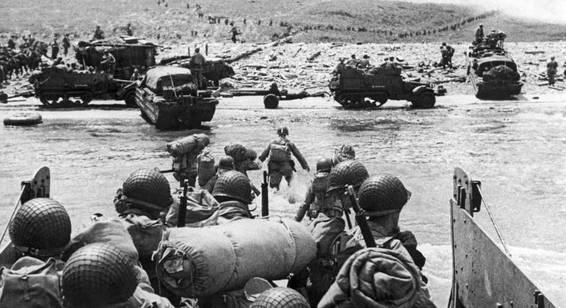 79 év után visszatértek Normandiába a partraszálló katonák – képeken a D-Nap borzalmai