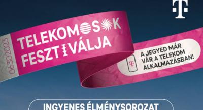 Telekomosok fesztiválja ingyenes élménysorozat, 2023. június 1. - augusztus 20.
