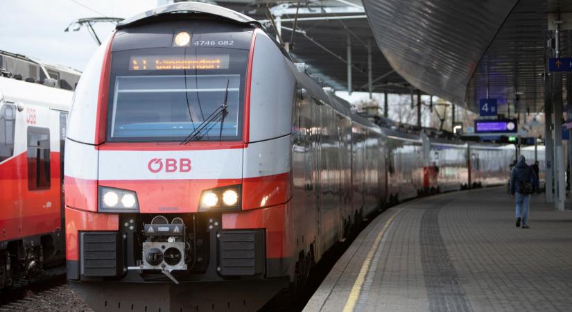 Löszfalomlás miatt korlátozzák a vonatközlekedést Ausztria és Magyarország között