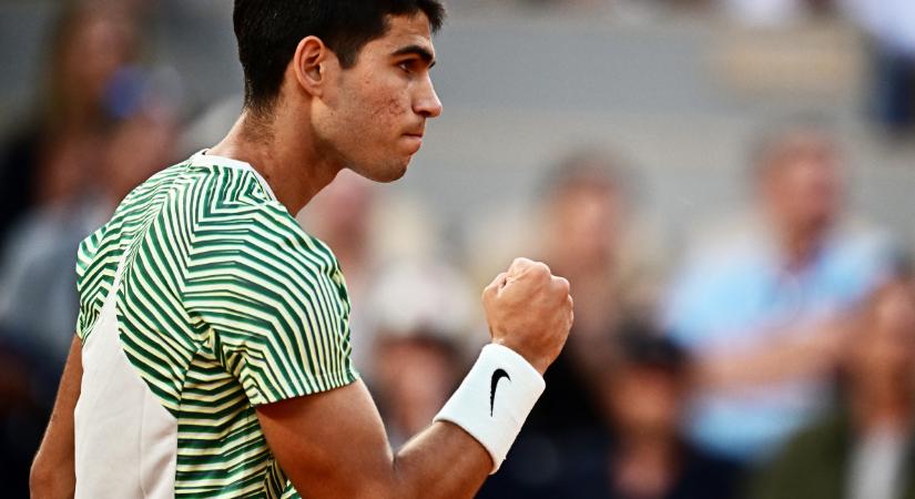 Roland Garros: Alcaraz kipipálta Cicipaszt, jöhet Djokovics