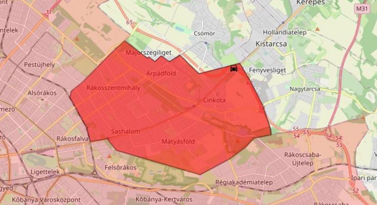 Tömegkarambol volt Kistarcsán