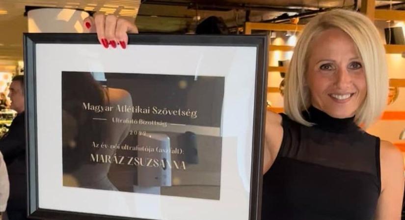 Az év női ultrafutója lett Maráz Zsuzsi, Esztergom futóamazonja