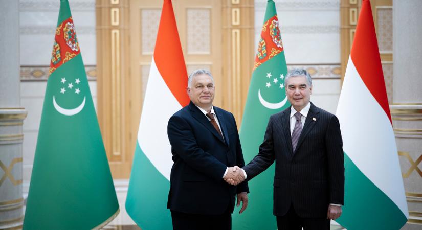 Türkmenisztánból üzent Orbán Viktor