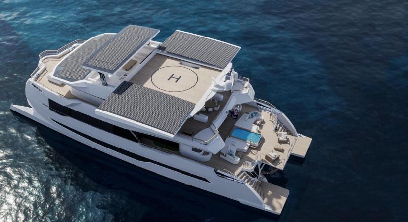 Hajóbemutató: az új, környezetbarát Silent 120 luxuskatamarán