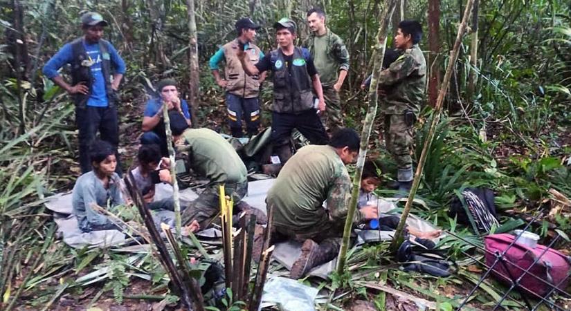 Csoda: 40 napot élt túl a dzsungelben 4 gyerek