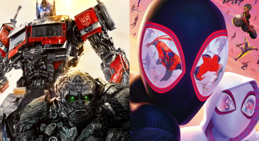 Box Office USA: Szoros volt a verseny az új Transformers-film és A Pókverzumon át között, de az autobotok végül megbirkóztak a póktömeggel