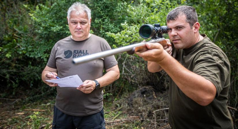 Bagdi Tamás nyerte a hivatásos vadászok versenyét Bélmegyeren - galériával