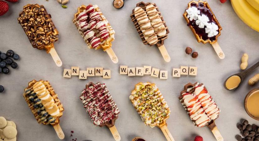 ANJUNA Waffle Pop – természetes és növényi pálcikás gofri