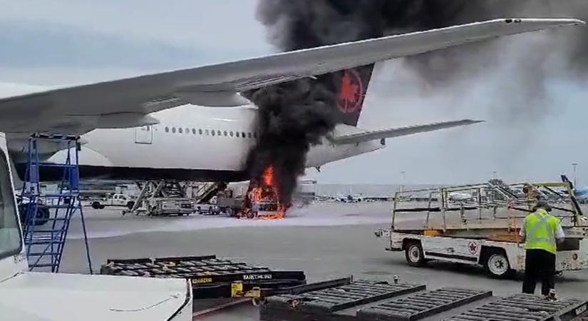 Tűzesetben sérült meg az Air Canada Boeing 777-ese