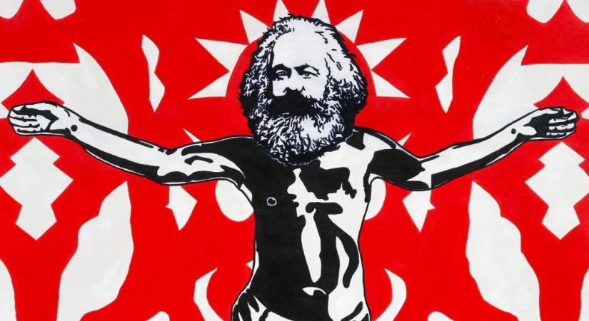 Marx fejét kapta a keresztre feszített Jézus drMáriás új festményén