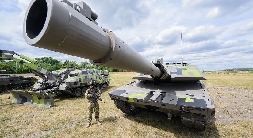 Épül a német tankgyár Ukrajnában, hiába fenyegeti Putyin lebombázással