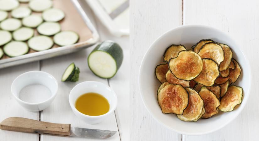 Van egy cukkinid? Büntetlen nassolás: két zseniális házi chips, ami egészséges is!