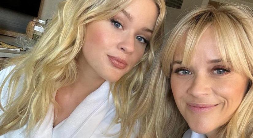 Elképesztő a hasonlóság Reese Witherspoon és a lánya között - kép