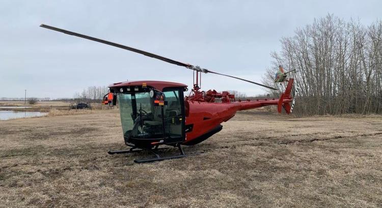 Repülő kombájn? Nem, hanem a Frankencopter!