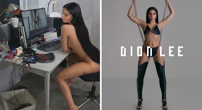 Csupán néhány láncos szövet takarja Madonna gyönyörű lányának pucér testét legújabb fotóin – íme