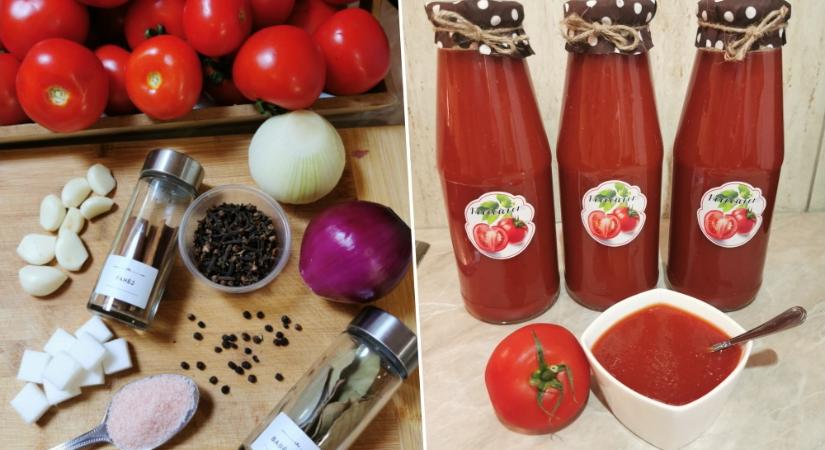 Így készül a házi ketchup tartósítószer nélkül
